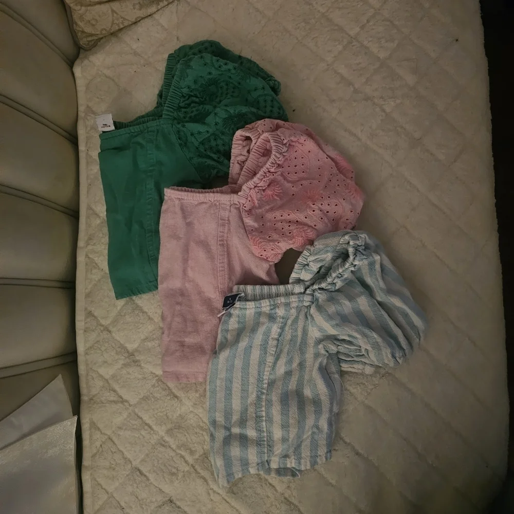 Old Navy Kids Blouses in Striped Blue, Pink, and Green